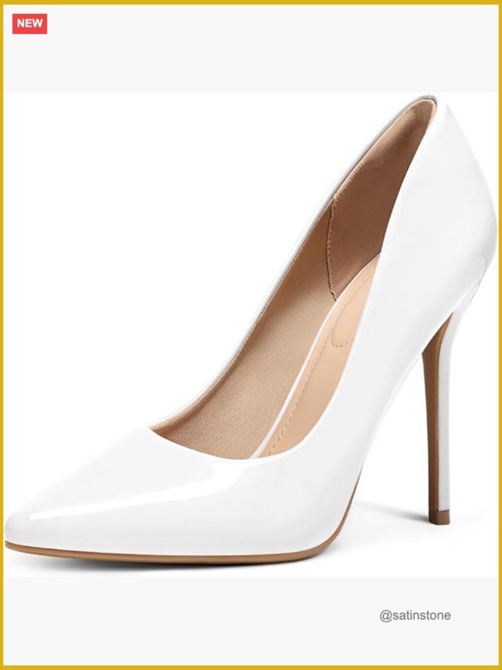 Women's High Heels Pumps Closed Pointed Toe Stiletto 4IN Heels Dress Wedding